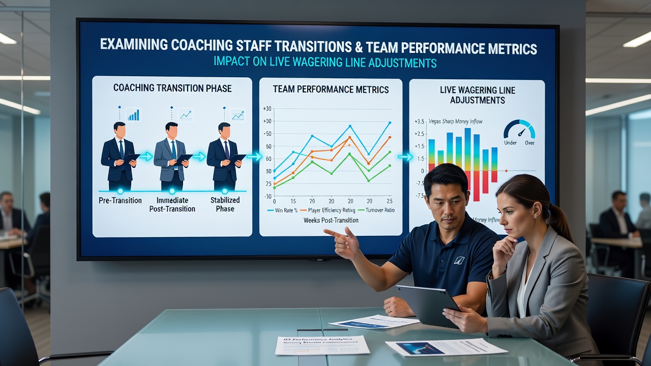 Live odds board updating during a professional basketball game after coaching adjustments