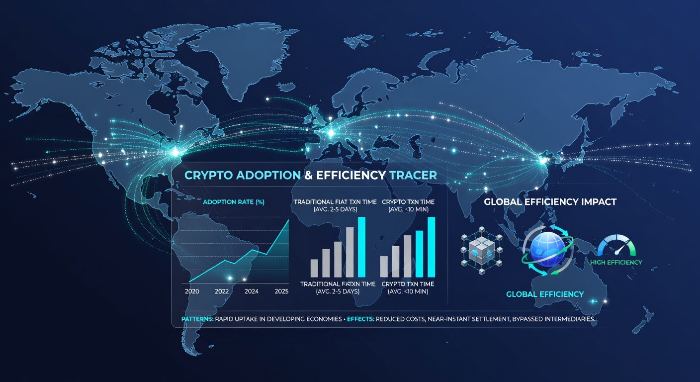 Blockchain analytics dashboard displaying wagering transaction volumes and settlement times across global regions